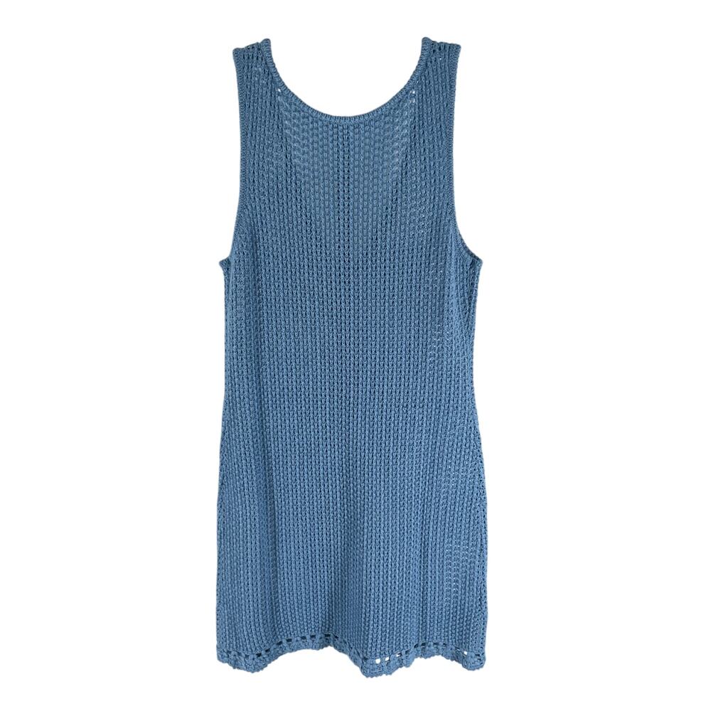 Tularosa Crochet Blue Cyrus Dress Size L - Picture 3 of 5